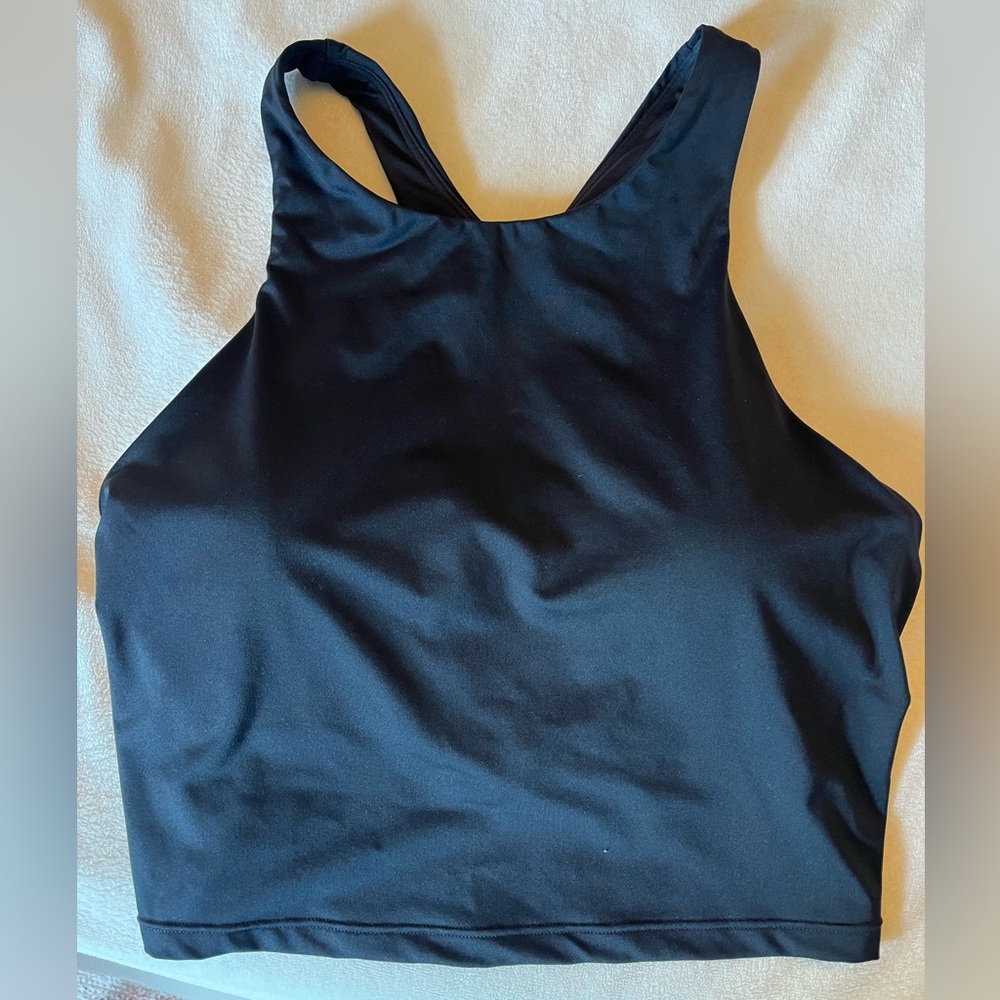 Athleta Conscious crop bikini top